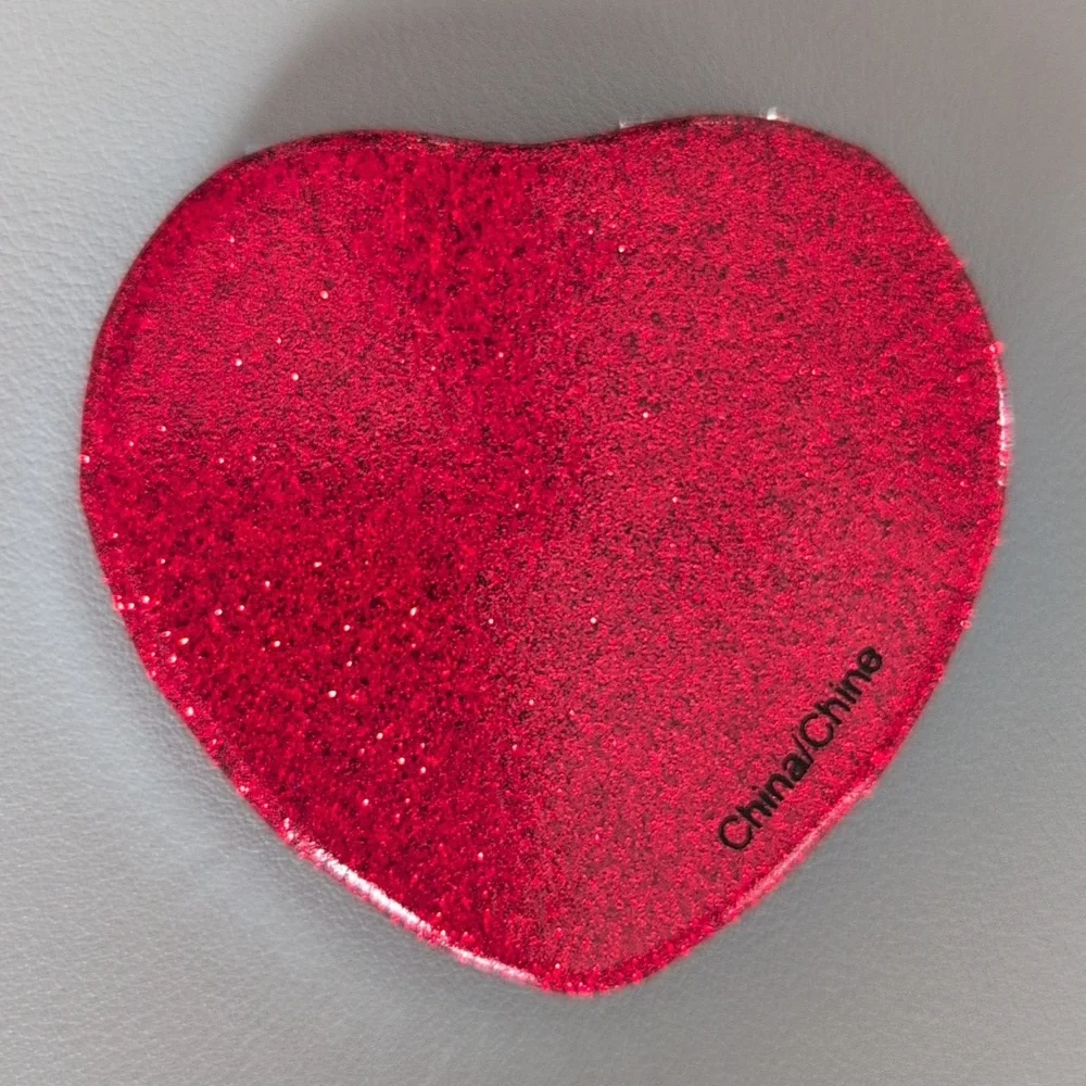 Coach Glittering Red Heart Mirror